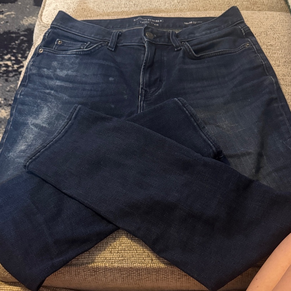 Banana Republic Men's Navy Skinny Jeans